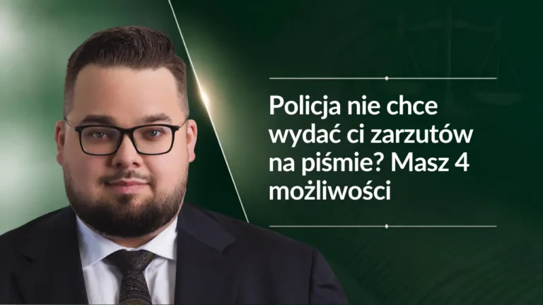 odpis postanowienia o przedstawieniu zarzutów
