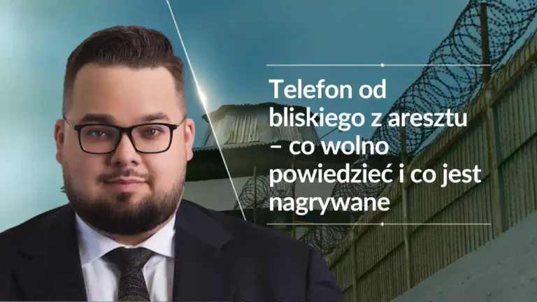 Telefon od bliskiego z aresztu adwokat oskar skoczylas